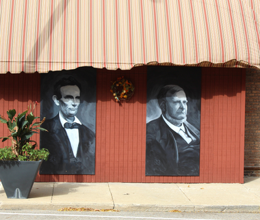 Abraham Lincoln and David Davis Portraits