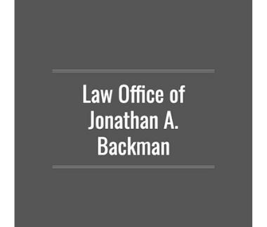 Jonathan Backman